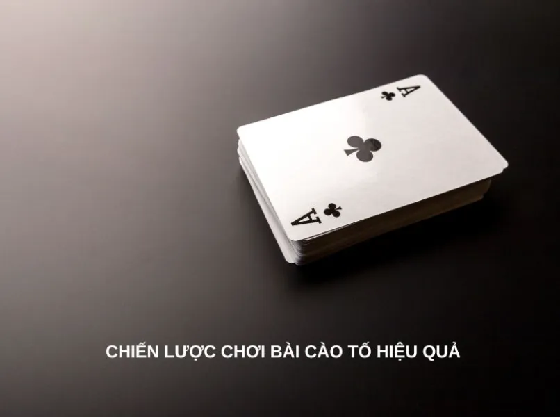 Chiến lược chơi bài cào tố hiệu quả